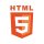 html5-emblem-orange-shield-and-white-text-vector